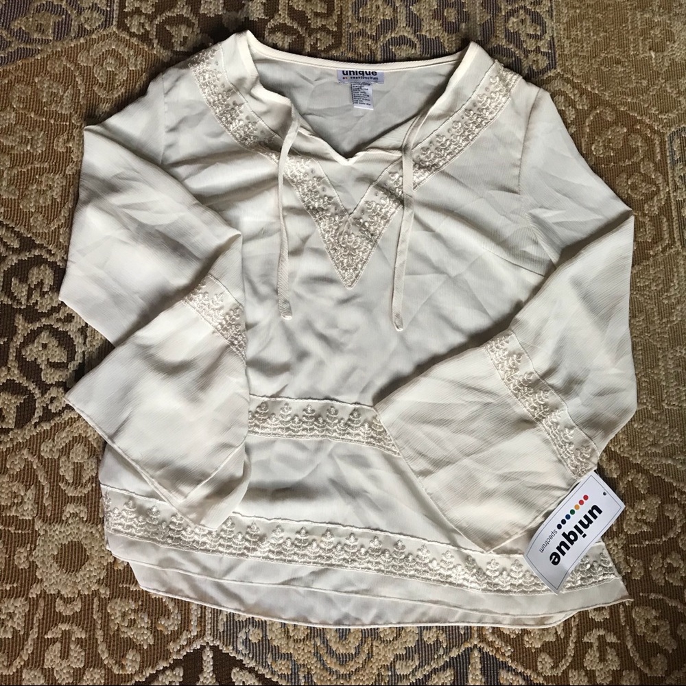 Embroidered Boho Blouse